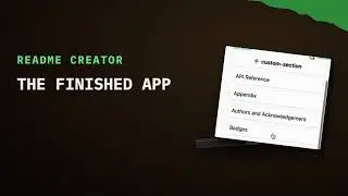 7 - Github Readme Creator