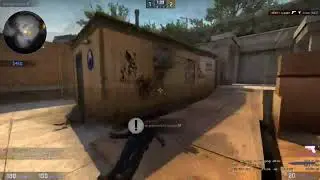 ДВА ХОРОШИХ МОМЕНТА НА КАРТЕ OVERPASS . CS:GO l TWO GOOD MOMENTS ON THE OVERPASS CARD
