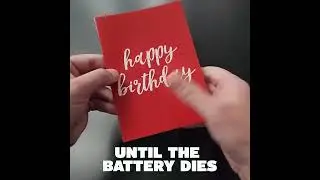 Birthday Endless Card 🎂🔊 - Joker Greeting Prank Card (Glitter + Sound)