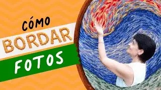😮 How to Transfer a Photograph to Fabric 🧵 Hand Embroidery STEP BY STEP