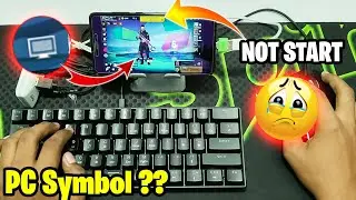 How to Show PC 🖥️ Symbol in Free Fire Using Keyboard and Mouse in Mobile🔥| Garena Free Fire