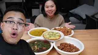 My Wife Cooked Me a 5 COURSE MEAL