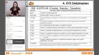 Kalite Yönetim Sistemi Dokümantasyon Eğitimi