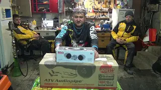 Бюджетные Аудиосистемы на квадроцикл Audiopipe 1300BT и Boss MC400