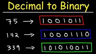 Number System - Convert Decimal numbers to Binary, Octal & Hexa-decimal