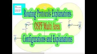OSFP routing protocol tutorial in Cisco packet tracer, multi area