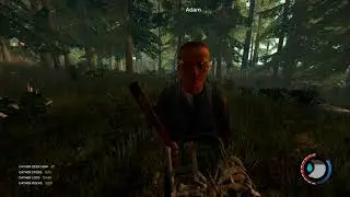 found the keycard and camcorder (The forest)