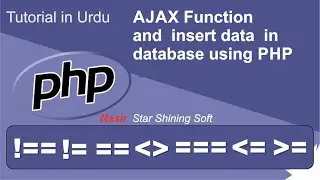 How to insert  data in database  using ajax jQuery function in PHP