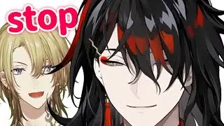 Vox slapping Luca's ass during the off collab