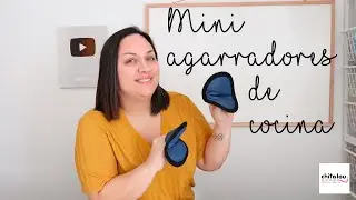 DIY Mini agarradores de cocina con retales