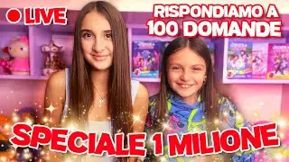 LIVE🔴 RISPONDIAMO a 100 DOMANDE SPECIALE 1 MILIONE✨
