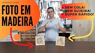 HOW TO TRANSFER PHOTOS to WOOD | NO MESS | NO GLUE | SUPER FAST | LEARN HERE