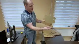 Как собирается самосборная коробка 200x100x60 Ozon