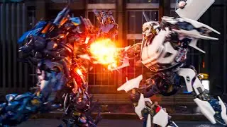 Transformers vs Decepticons, amazing！霸天虎变形金刚追击汽车人，变形打斗精彩绝伦，火花四溅！