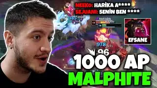 1000 AP Malphite Jungle Karşı Takım Delirdi 😂 (Küfürlü Kulaklık Tavsiye)