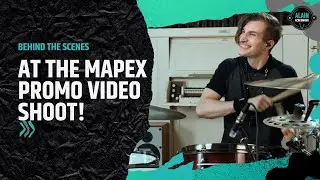Behind the scenes at the Mapex promo shoot | Vlog