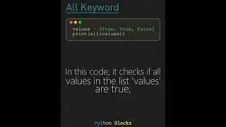 Python All Keyword Simple
