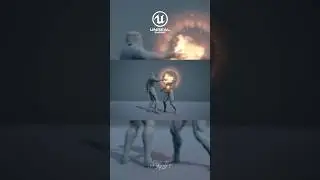 UE | Fire Fighter - Hand Impact #shorts #music #games #realtimevfx #funny #unrealengine #fighting