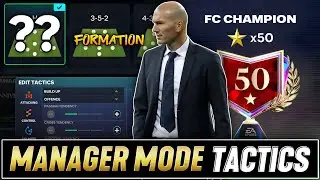 Best MANAGER MODE Tactics🏆 – Grind 50 Stars Like a PRO | FC Mobile 26