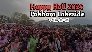 Colorful Celebrations At Lakeside Area | Holi 2024 Vlog And Fun