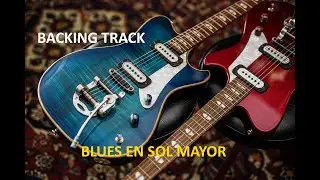 BACKING TRACK BLUES SOL MAYOR (G) | para IMPROVISAR CON GUITARRA 🎸🎸🎹🥁🤘🏻✌🏻