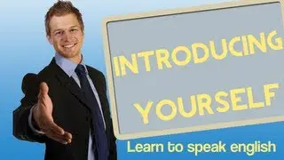 Introducing Yourself in English - Learn to speak english