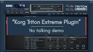 Korg Triton Extreme VST Plugin (Korg Collection 6) - No talking demo