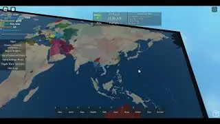 Roblox Risk Universalis: China Timelapse (Post Apoc)