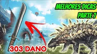 Melhores DICAS de ARK MOBILE Parte 7 | lv 41 ao lv 43 | ESPADA 303 DANO E ANKYLO