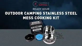 Camping Survival Stainless Steel Mess Kit