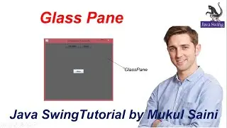#55 Java Swing Tutorial | Glasspane in java
