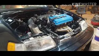 1320 hood exit headers Bseries CRX