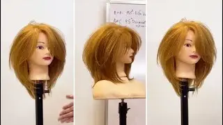 Hush Cut | Creative Medium Length Layered Haircut for Women! Easy Full Tutorial Steps