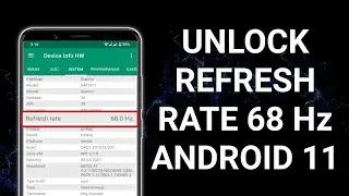 Unlock Refresh Rate 68 Hz Display❗Custom ROM for GAMING Redmi Note 8 Ginkgo Nusantara Project 2.8
