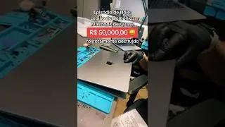 MACBOOK PRO DE QUASE R$ 50.000,00 FOI CONDENADO AO LIXO 🗑️ 🤑😪 Vídeo completo no Canal
