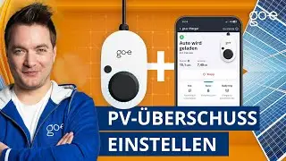 go-e Charger: PV-Überschussladen in der App einstellen #goecharger #goe