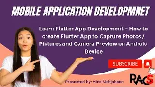 Learn Flutter –How to Create Flutter App to Capture Photos/Pics and Camera Preview on Android Device