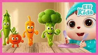 Vegetable Go Marching | Healthy Eating Fun | Educational Song | Eli Kids