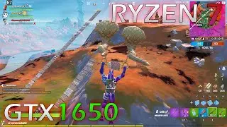 FORTNITE | GTX1650 | ASUS TUF FX505DT | 1080p Gaming Test