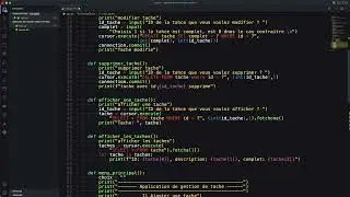 CREER UNE APPLICATION ORIENTE OBJET AVEC PYTHON ET SQLITE3