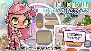 How To Solve The Unlimited Furniture Feature Problem! 🔨📝🎮 Step by Step Tutorial || Avatar World