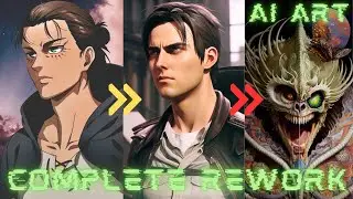 How AI Transformed Attack on Titan Characters (Real Life Characters + New Skins)