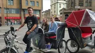 Wrapped Pedicab Hire in London