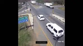 Running a red light in South Africa ends badly....
