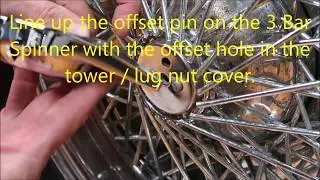 Installing 3 Bar Spinners on your Gazelle or MG Replica wire baskets
