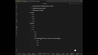Outliner Plugin in Obsidian