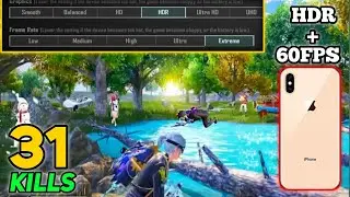 iphone xs max hdr extreme pubg | HDR + EXTREME 60 FPS IPHONE XS MAX PUBG MOBILE/ BGMI