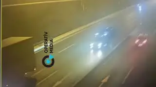 Niksosayağının düşdüyü qəzanın təhlükəsizlik kamerasından görüntüsü