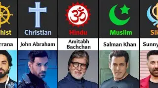 Top 50 Bollywood Actor and their Religion 2023 #bollywood #shahrukh #salmankhan