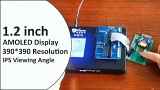 1.2 inch 390*390 Small IPS Round AMOLED Display Panel MIPI Circle OLED Watch Screen 20 Pin Connector